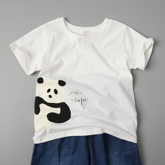 Children's pure cotton white T-shirt, boys and girls' hand-painted cartoon round neck short sleeves, medium and large children's top, summer style, children's clothing
Children's pure cotton white T-shirt, boys and girls' hand-painted cartoon round neck short sleeves, medium and large children's top, summer style, children's clothing