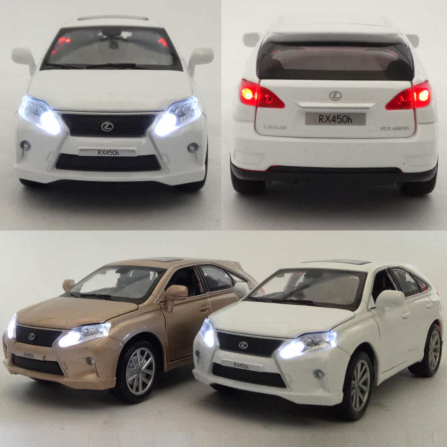 嘉业lexus凌志rx450越野车suv合金车模132小汽车模型玩具声光