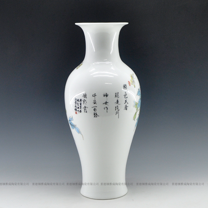 Jingdezhen ceramics European fashionable sitting room furnishing articles contracted and I crafts table vase decoration decoration