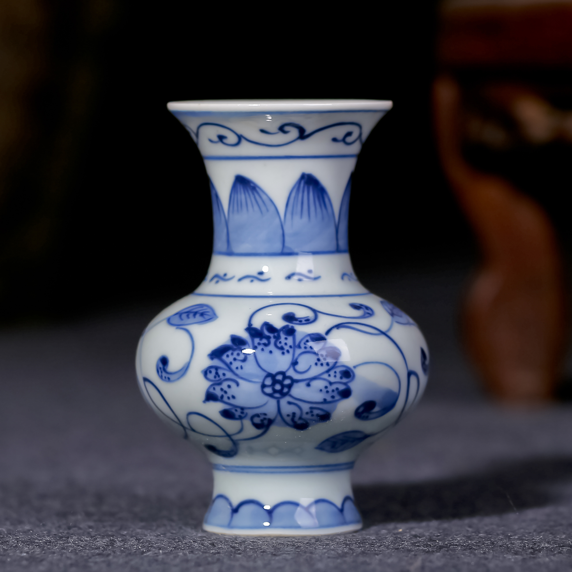 Jingdezhen ceramic hand - made floret bottle furnishing articles mini decorative art flower arranging flowers in new Chinese style household tea table