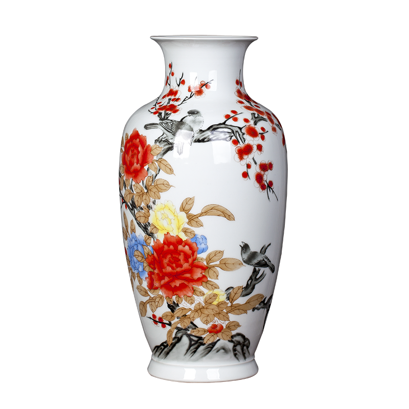 Jingdezhen ceramic sitting room porch TV ark adornment Chinese porcelain vase TV ark, furnishing articles household act the role ofing is tasted