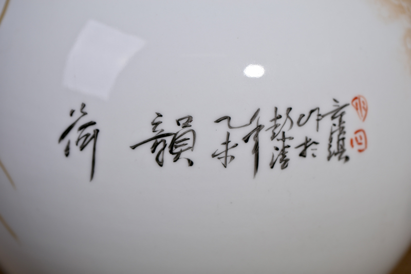 Jingdezhen ceramics hand - made vases, TV ark, furnishing articles furnishing articles flower arrangement sitting room household act the role ofing is tasted hydroponic flowers