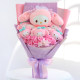 Cartoon Rabbit Gift Box Flower Plush Doll ດອກກຸຫລາບ ດອກກຸຫຼາບ ສ້າງສັນຂອງຂວັນວັນເກີດໃຫ້ແຟນອິນເຕີເນັດ ດາລາດັງ