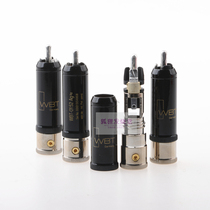 Germany WBT 0152AG flagship self-locking pure silver version RCA plug 10 8MM large diameter welding single package