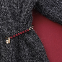 Anti-tie safety waist pin high-grade butterfly wing brooch sweater cardigan decoration waist change small buckle original