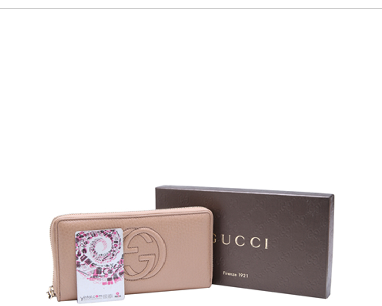 gucci酒神包英國 GUCCI古馳古琦牛皮材質純色女包LOGO長款錢夾錢包 銀泰 gucci酒神包包