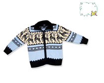 2020 new thickened childrens pure cotton sweater knitted sweatshirt CUHK boy men and women full cotton wool coarse money clothes 3-11 years old