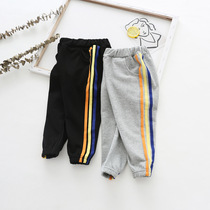 Clearance girls casual pants foreign baby father pants children loose sports pants boy pants spring and autumn