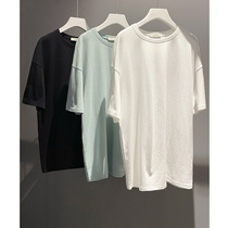 Annalemon high word-of-mouth buyback American SUPIMA cotton classic Old C profile T-shirt men and women