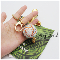 Hand Bow Ball DIY Material Bag and Wind Day Department Blue Five Traditional Ping An Auto hang senior Custom Gift Hand companion