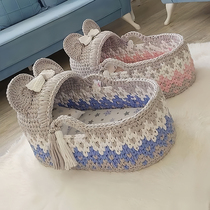 Clearance processing baby basket out-and-out portable newborn baby discharge hand basket car safety sleeping basket bed