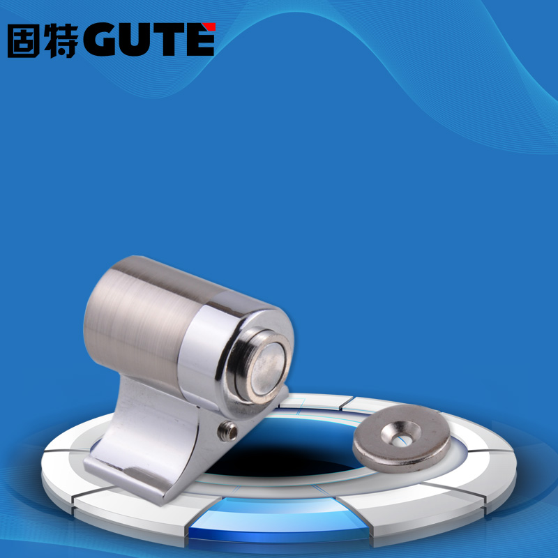 GUTE固特 218合金 地吸 门碰可用于卫生间 强磁吸产品展示图3