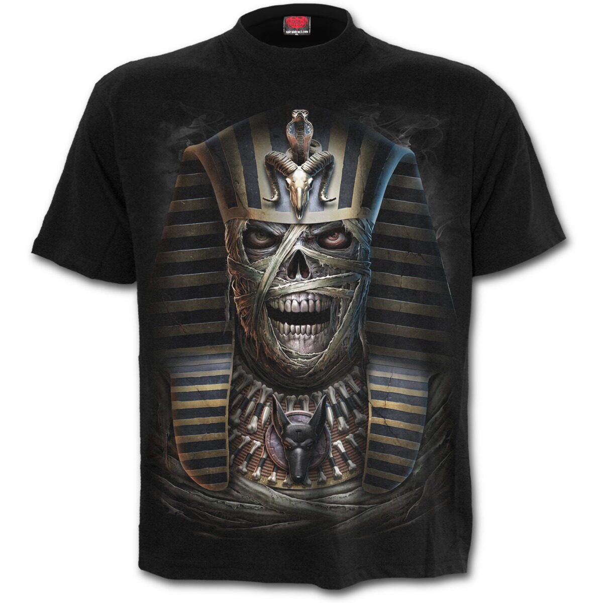 英国重金属摇滚spiral正品k036m101 pharaohs curse骷髅法老t恤_7折