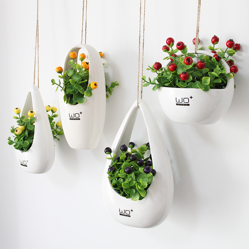 The Send + simulation flowers all over the sky star with false ceramic infusion bag or bottle hanging basket flower POTS fashion floral suit to decorate flowers