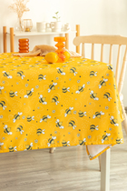 Wonderful HOME Cartoon Table Cloth Waterproof Anti-Burn Oil Table Mat Cute Ins Cloth Art Nordic Tea Table Square Table Cloth