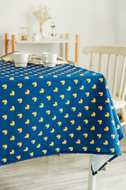 Miao home coffee table tablecloth ins cartoon waterproof and oil-proof leave-in Nordic simple high-end solid color dining table tablecloth