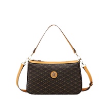 Midi counter brand womens bag one-shoulder messenger bag classic all-match printed old flower letter bag evening bag