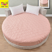 Classic base cotton bed hat custom-made padded cotton protective cover bed mat cover washable stripe white