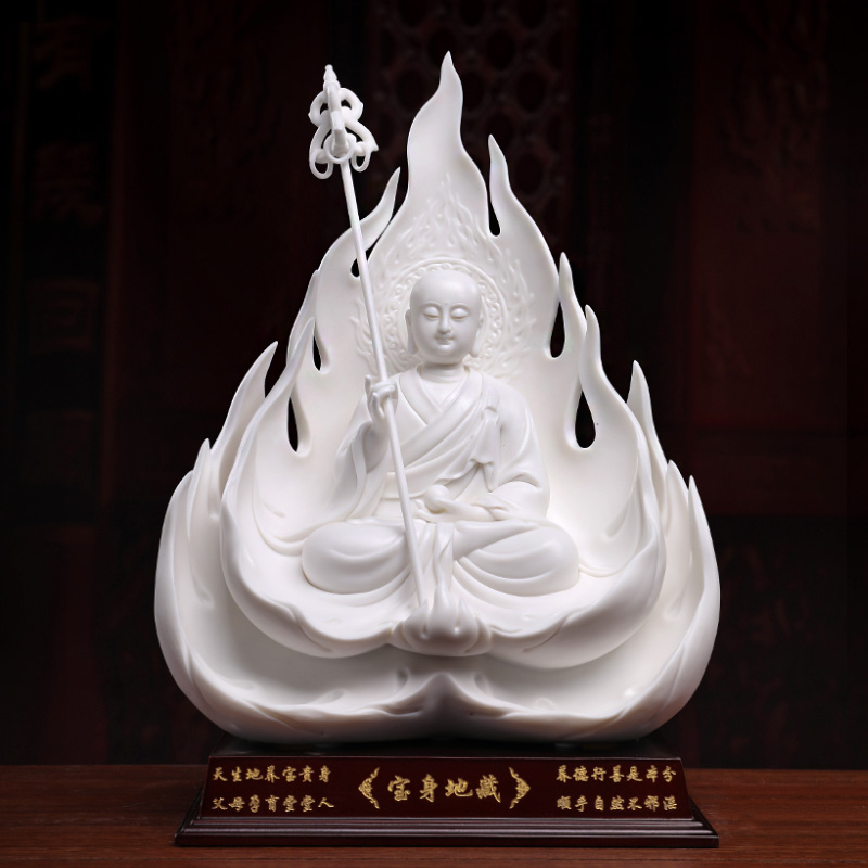 Yutang dai household ceramics guanyin bodhisattva tathagata earth treasure of Buddha furnishing articles/western three holy dance holy