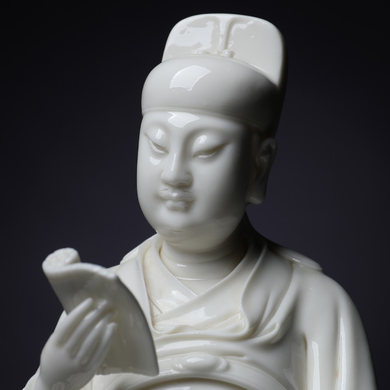 Yutang dai sit chair watching scriptures permit gods ceramic its master Lin Jiansheng works study furnishing articles