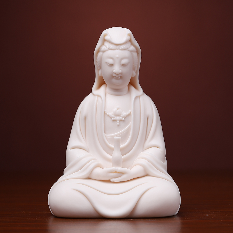 Yutang dai household dehua white porcelain guanyin bodhisattva Buddha shakyamuni Buddha worship that occupy the home furnishing articles/take the Buddha