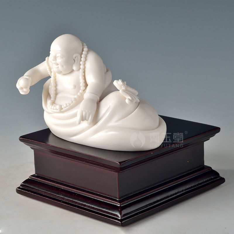 The Master of dehua white porcelain production is pulled from the shelves 】 【 Su Youde its art/3 inches to maitreya