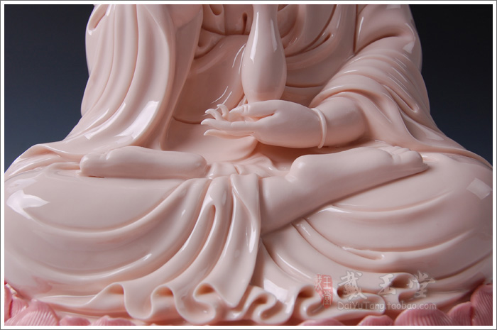 Ceramic production is pulled from the shelves 】 【 buddhist supplies lotus guanyin avalokitesvara figure of Buddha that occupy the home