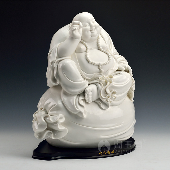 Yutang dai blessed gift ceramics handicraft furnishing articles/passed on home decoration smiling Buddha D22-01