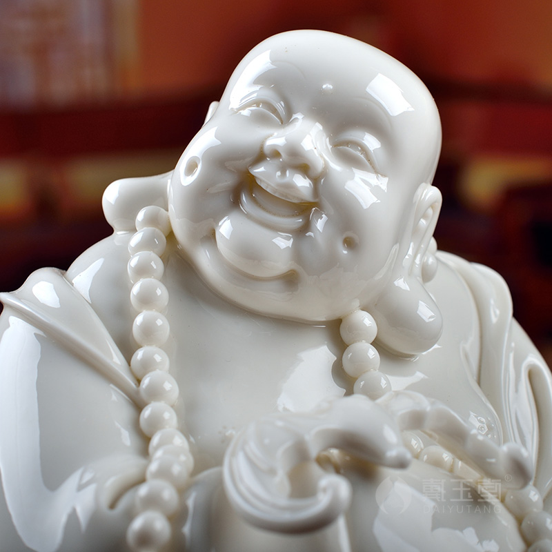 Big Zheng Guoming yutang dai dehua white porcelain its art home furnishing articles/set of four maitreya D41-41