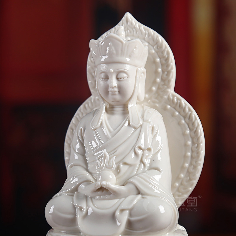 Yutang dai dehua porcelain ceramic figure of Buddha home furnishing articles/7 inch screen D21-07 e earth treasure bodhisattva