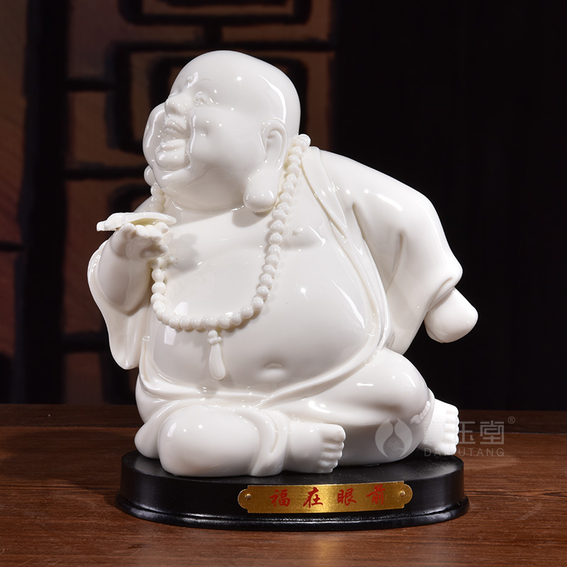 Yutang dai creative lovely ceramic primer maitreya buddhist in the sitting room D34-97 desktop furnishing articles/joy