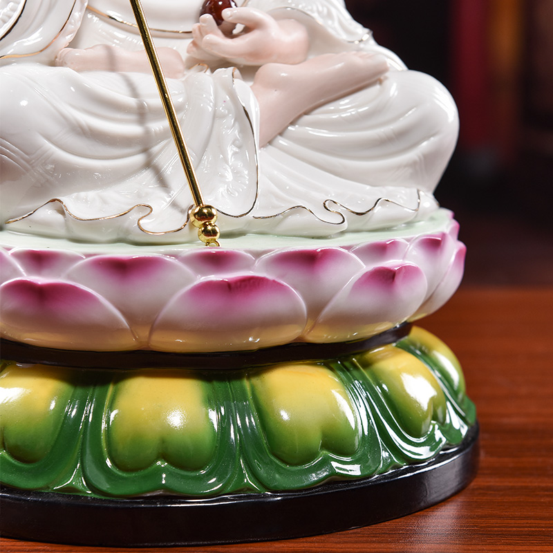 Yutang dai ceramic retinues three holy goddess of mercy corps as earth treasure bodhisattva sakyamuni Buddha worship that occupy the home furnishing articles