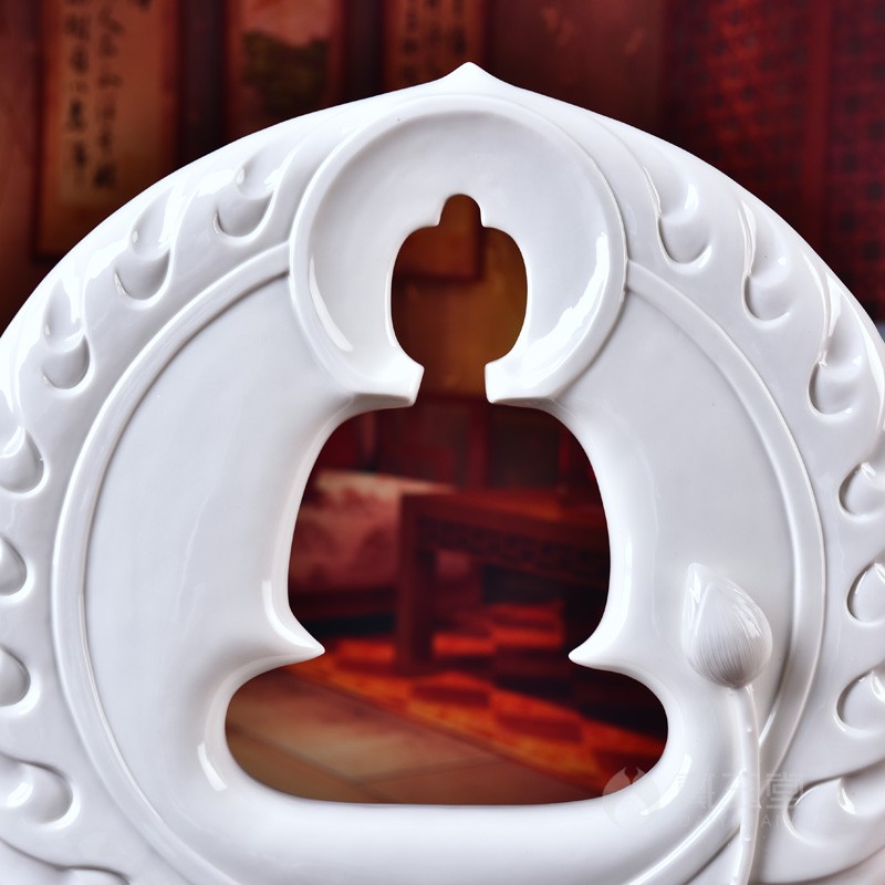 Yutang dai dehua ceramic home furnishing articles zen Buddha its art handicraft collection/not me