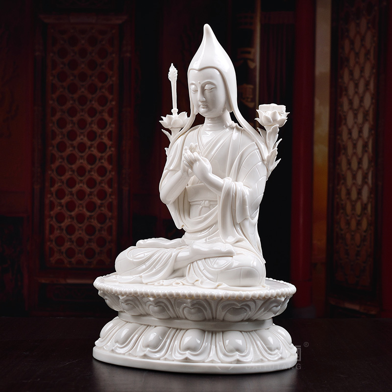 Yutang dai dehua porcelain its art collection furnishing articles/master tsongkhapa D46-24