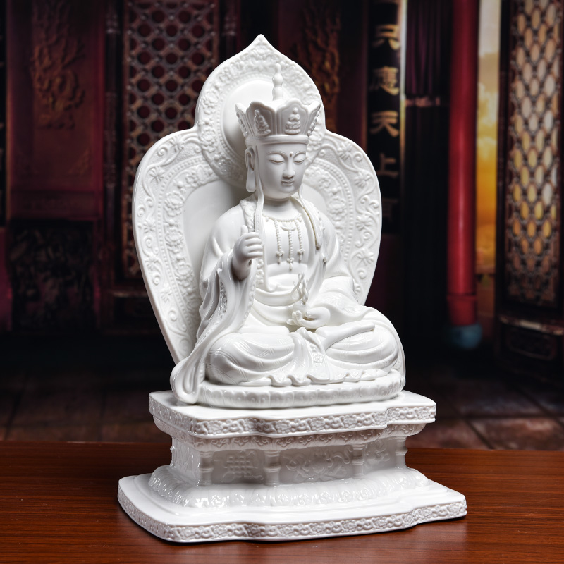 Yutang dai ceramic Buddha god of wealth to that occupy the home furnishing articles 16 inches vajrasana perhaps earth treasure bodhisattva - 110 - a