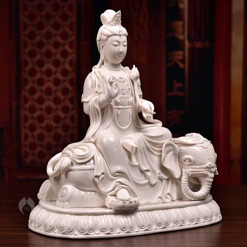 Yutang dai dehua ceramic household Buddha crafts home furnishing articles/manjusri bodhisattva PuXianPu Mr