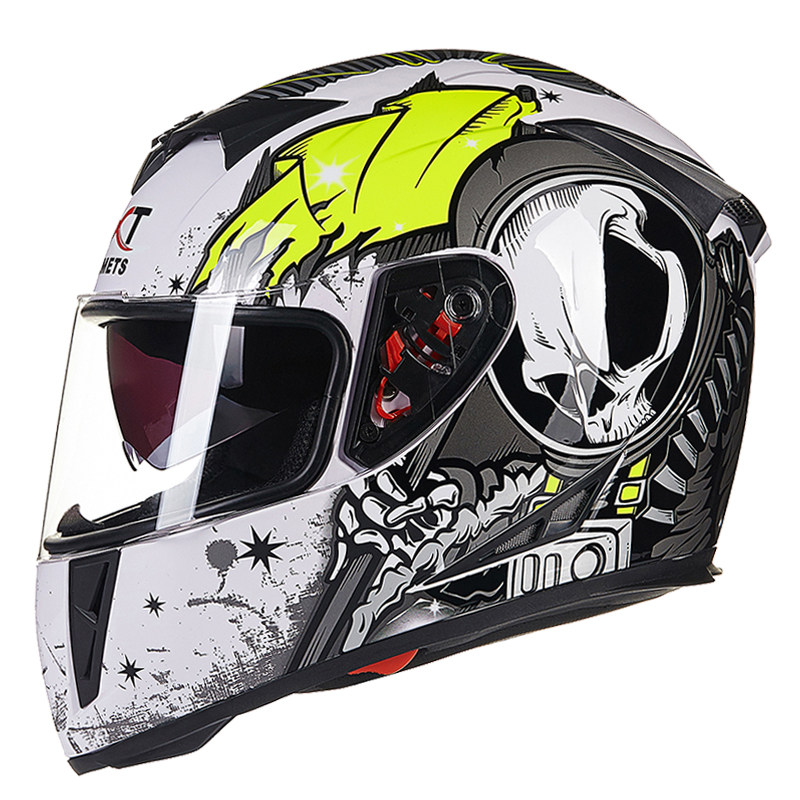 【罡雄车品专营店】gxt头盔男女士摩托车头盔双镜片全覆式全盔电动车