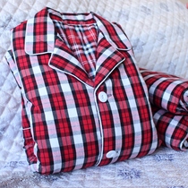 Autumn and winter womens cotton old coarse cloth thickened cotton cotton pajamas set cotton home clothing pants