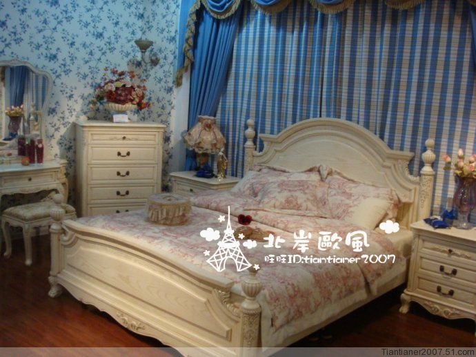 Кровать из массива дерева North European style Кровать из массива дерева North European style