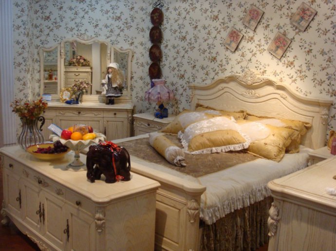 Кровать из массива дерева North European style Кровать из массива дерева North European style