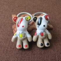 Korean doll ceramic bag pendant hanging decoration creative cute bear woman Jewelry Factory Direct