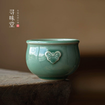 Yukuku Ceramic Master Cup|Retro relief cup Tea cup such as cylinder cup secret ceramic kung fu tea