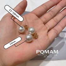 PIPIQQ Gaoding Jewelry Australian White Pearl Earrings