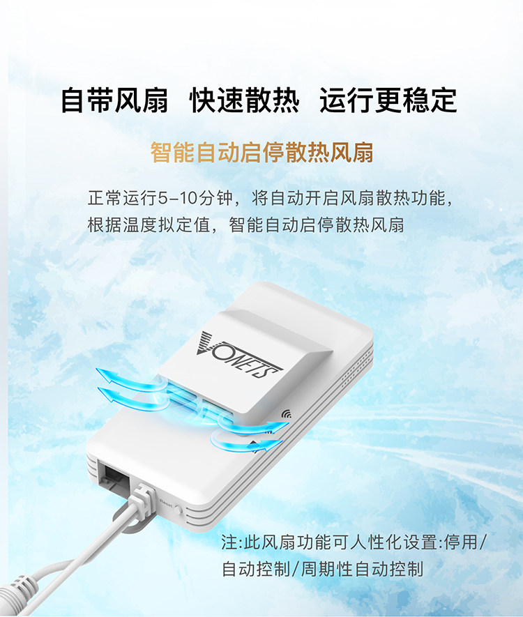 Сетевой мост vonets千兆双频2.4g5g有线转无线rj45转wifi桥接远距离桥接器中继器