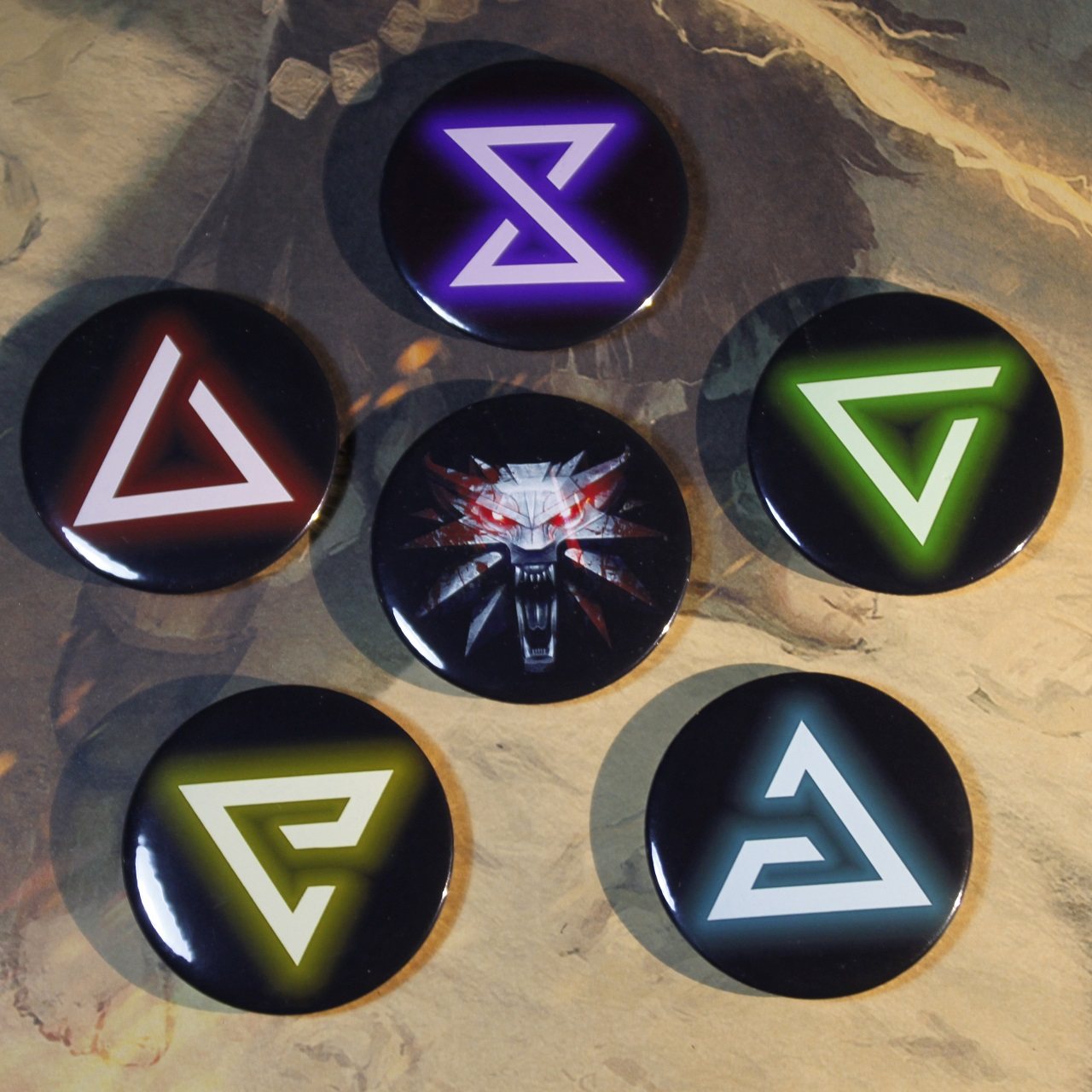 巫师3狂猎 法印图案主题