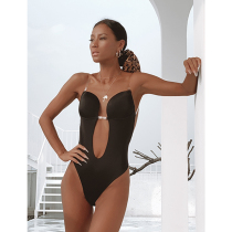 HUIHUI girl HUIHUI shoulder strap invisible bra gathering chest back court underwear evening dress no trace body