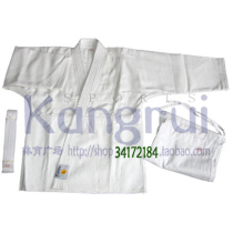 White training judo suit KJ151 cotton special fabric 1-6#strong wear-resistant tear Kangrui direct sales