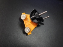 Plastic hanging wheel Crane Cable pulley Hanging wire cable trolley C30 small pulley