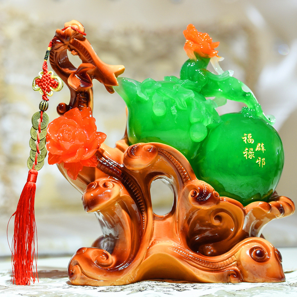 貔貅葫芦摆件招财风水工艺品家居摆设酒柜创意客厅装饰品开业礼品_5折