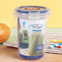 Lock lock storage box Round plastic microwave oven heating seal Dry grain fruit leak-proof preservation box